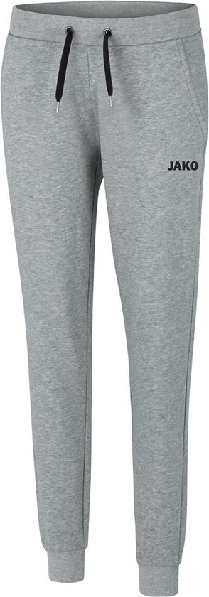 JAKO Pantalon de survêtement Base avec col Femme Gris clair Mixte Taille 36