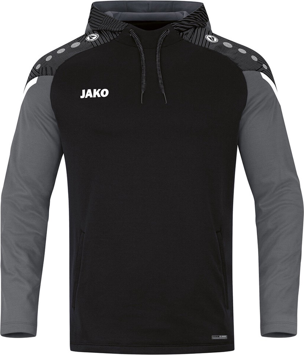 Jako - Sweater Performance Junior - Zwarte Hoodie-116