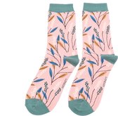 Miss Sparrow - Bamboe sokken dames bessentakken - dusky pink