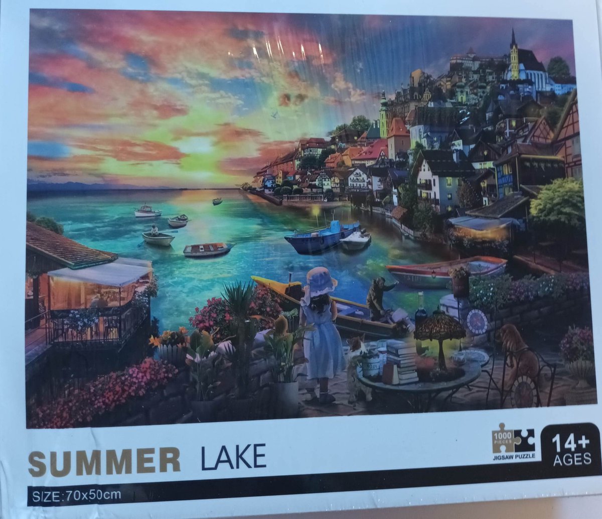 Puzzel 1000 stuks 70cm x 50cm - Summer Lake