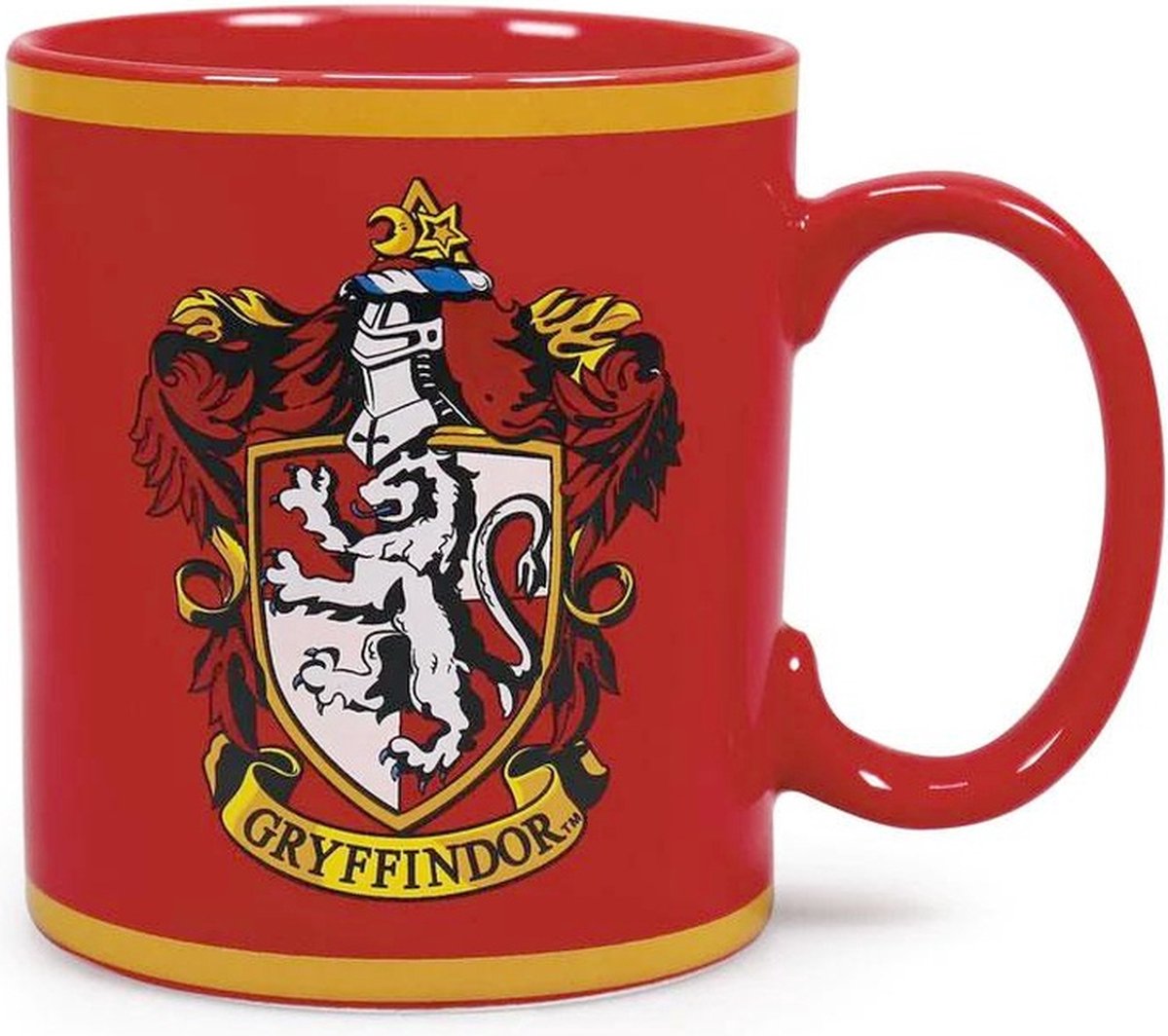 Half Moon Bay Harry Potter Mok/beker 3D Gryffindor Crest Rood