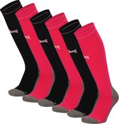 Xtreme Sockswear Compressie Sokken Hardlopen - 6 paar Hardloopsokken - Multi Pink - Compressiesokken - Maat 39/42