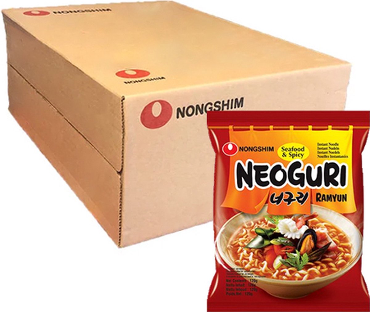 Nouilles instantanées coréennes Soon Légumes - Nongshim