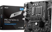 Bol.com MSI PRO B760M-G DDR4 moederbord Intel B760 LGA 1700 micro ATX aanbieding
