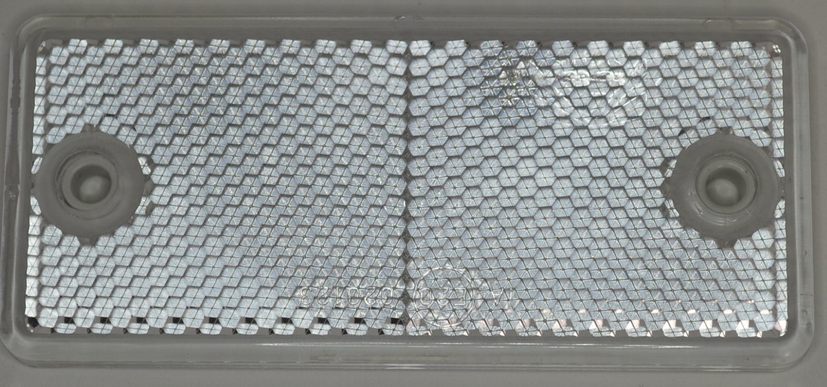 Reflector wit 90x40mm schroefbaar