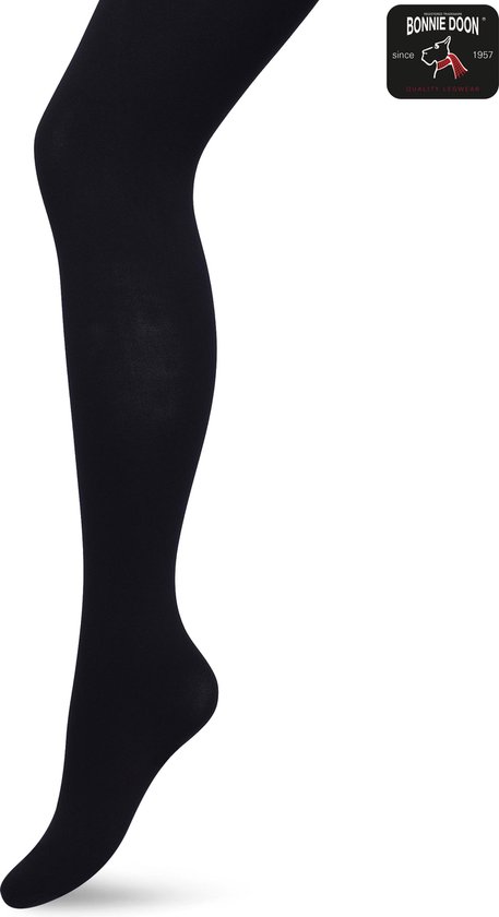 Bonnie Doon Opaque Comfort Pantyhose 40 Denier Zwart Femme taille 40/42 L - Extra large Comfort Board - Non marquant - Joliment amincissant - Effet mat - Coutures lisses - Confort de port maximal - Noir - BN161911.7