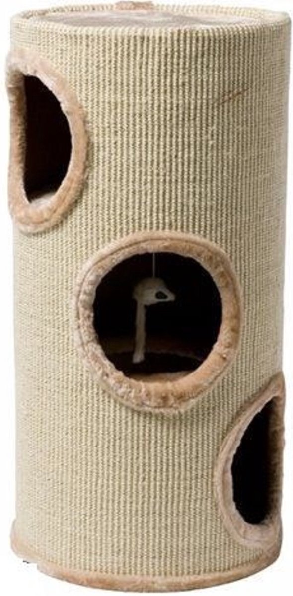 Bol.com Topmast Krabpaal - Krabton - Kattenton - Buenos Beige - 36 x 36 x 70 cm aanbieding