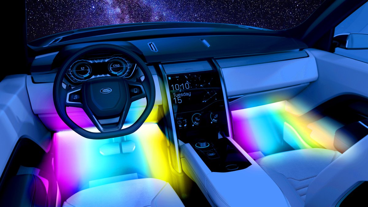 Intérieur de la voiture RVB IC Siècle des Lumières Led, décoration  intérieure LED