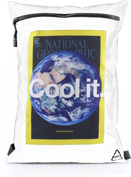 National Geographic Gymtas / Rugzakje Lichtgewicht - 0 -10 Liter - Earth - Wit