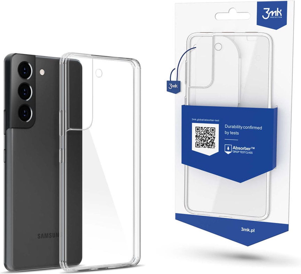 3mk - Samsung Galaxy S22 5G - Telefoonhoesje - Clear Case - Transparant