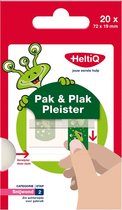 HeltiQ - Pak & Plak pleisters Groen - 20 stuks - Ophang systeem