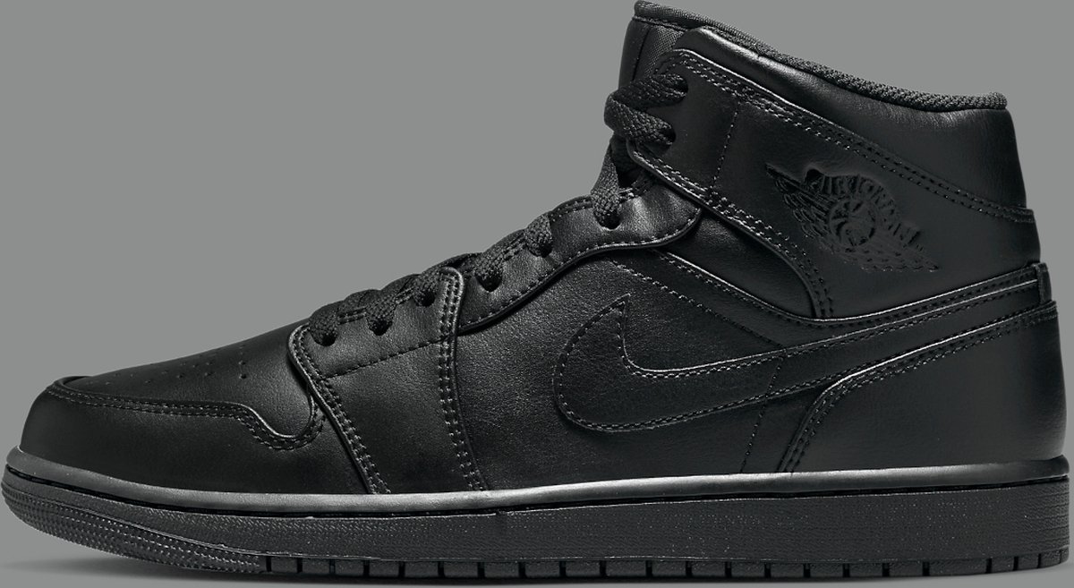 Nike Air Jordan 1 Mid Zwart
