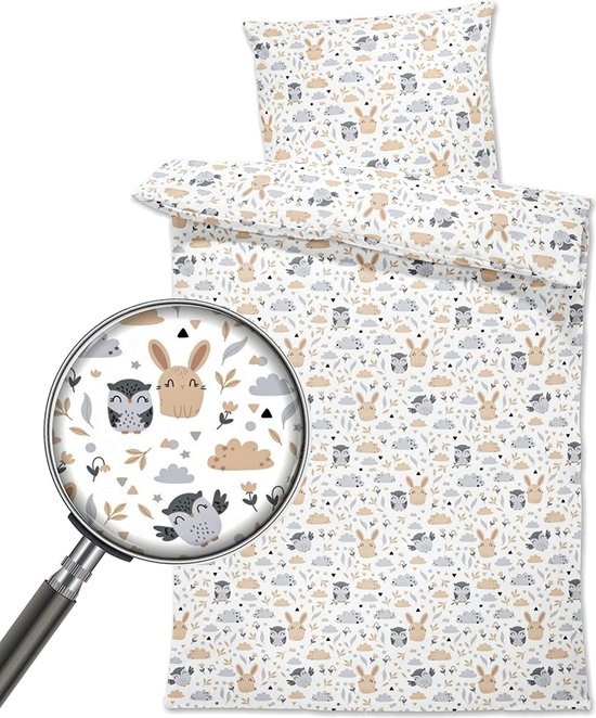 ZZXHG Beddengoedset voor kinderen, 105 cm, blauw