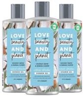 Love Beauty and Planet Coconut Water & Mimosa Flower Radical Refresher Showergel - 3 x 400 ml