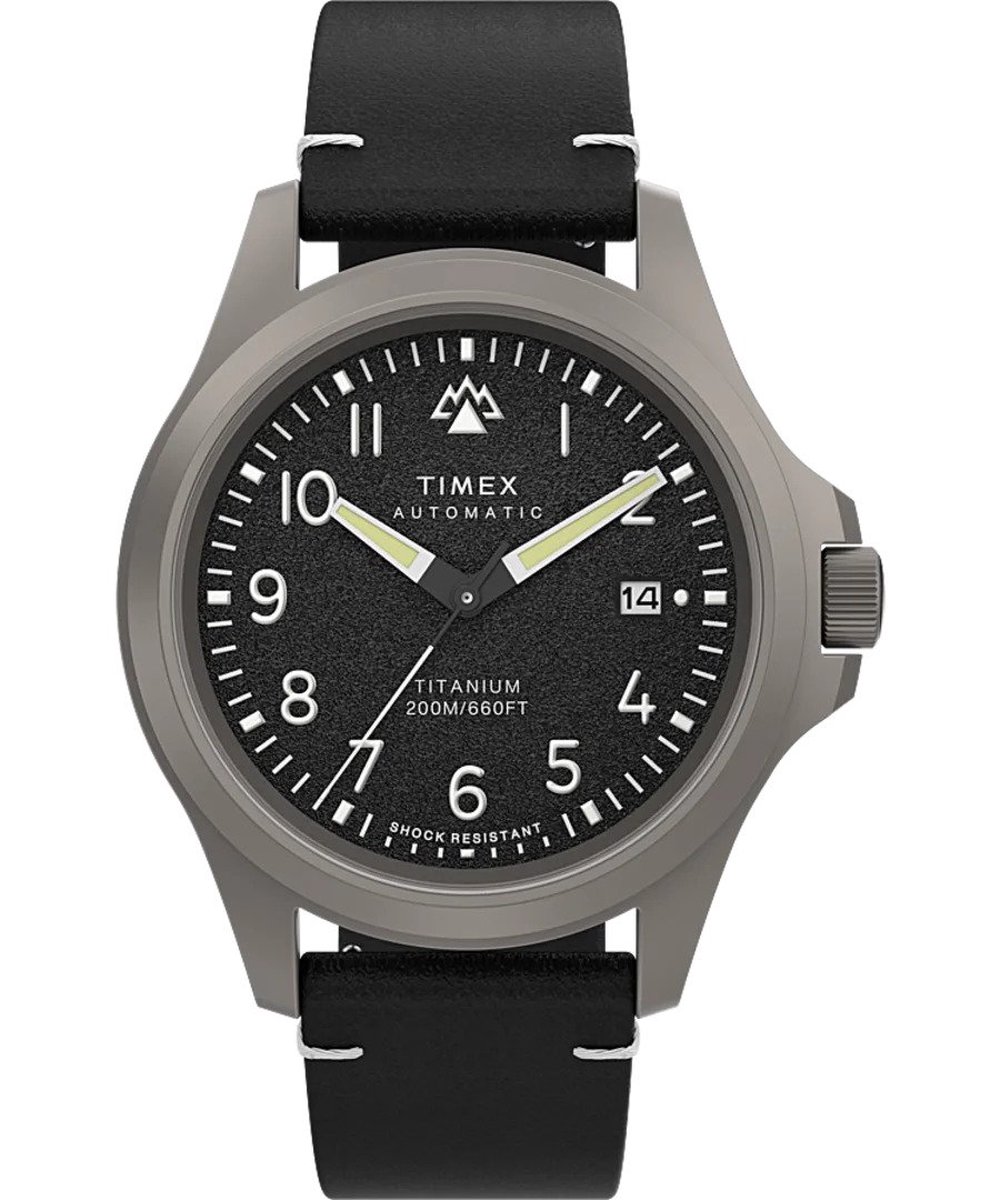 Timex Expedition North Automatic Automatic TW2V54000 Horloge - Leer - Zwart - Ø 41 mm