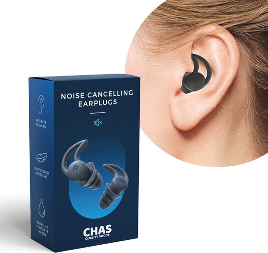 Noise cancelling oordopjes – Comfortabele oordopjes – Oordoppen gehoorbescherming – 30 dB - Multifunctioneel – oordopjes slapen – anti snurk – festival oordopjes