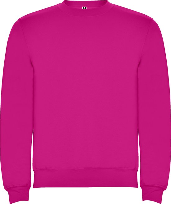 Fuchsia unisex sweater Clasica merk Roly maat XXXL