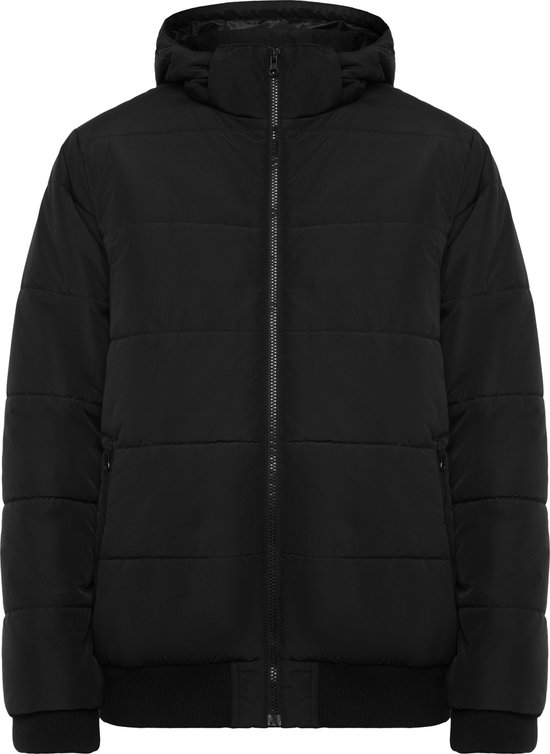 Zwarte lichtgewicht waterafstotende gewatteerde jas 'Surgut' maat XXL merk Roly