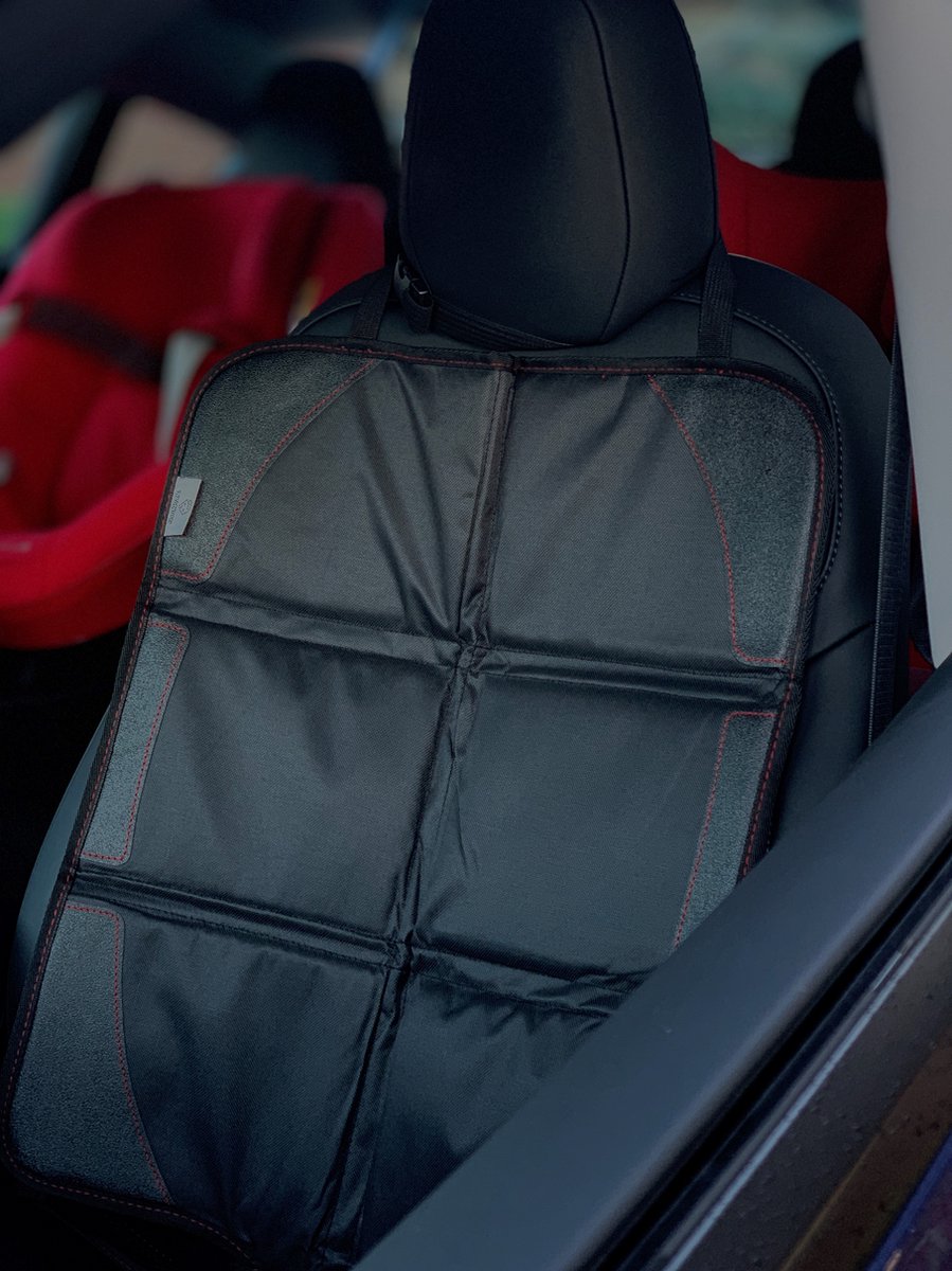 Autostoelbeschermer - isofix compatibel - isolatiekussen voor kinderzitjes - 29,6 x 27,7 x 11,3 cm – foto 4