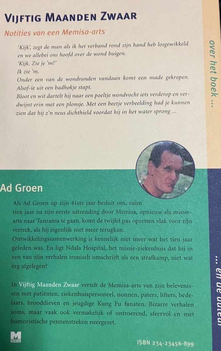 Vijftig maanden zwaar - back cover