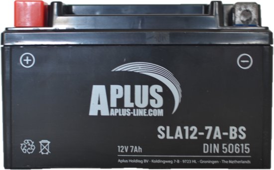 A-PLUS sla accu - 12V 7Ah (ytx7a) -onderhoudsvrij | bol.com