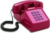 OPIS Push-Me-Fon RETRO Telefoon - mechanische rinkelbel - druktoets - violet
