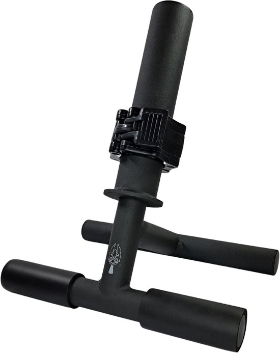 RPM Power Tib Bar - Tibialis Anterior Exercise Trainer, Lower Leg Amplifier, Shin Splints Training, Ankle Weight Calf Machine with Free Collar Clamp, Suitable for 2 Weight Plates (Tib Bar