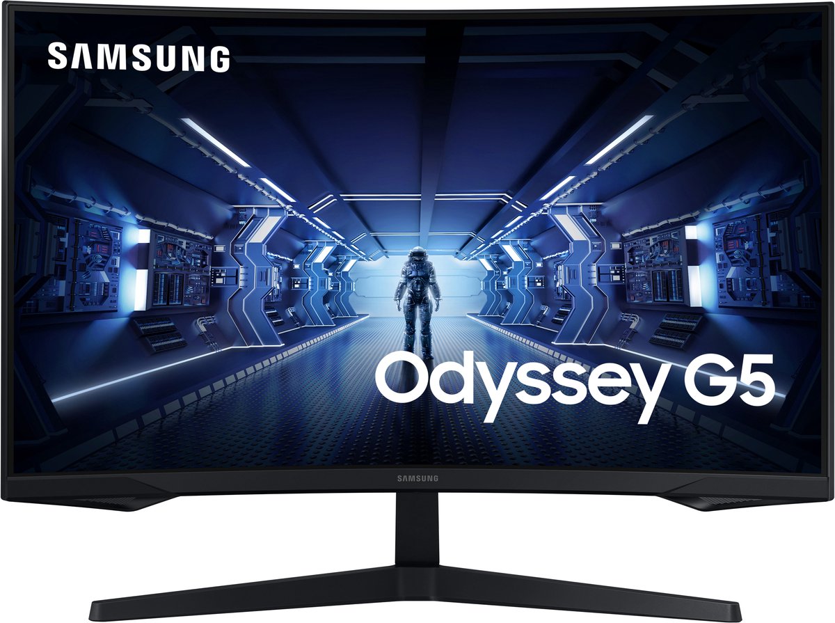 Samsung Odyssey G5 G55T 81,3 cm (32") 2560 x 1440 Pixels Quad HD LED Zwart