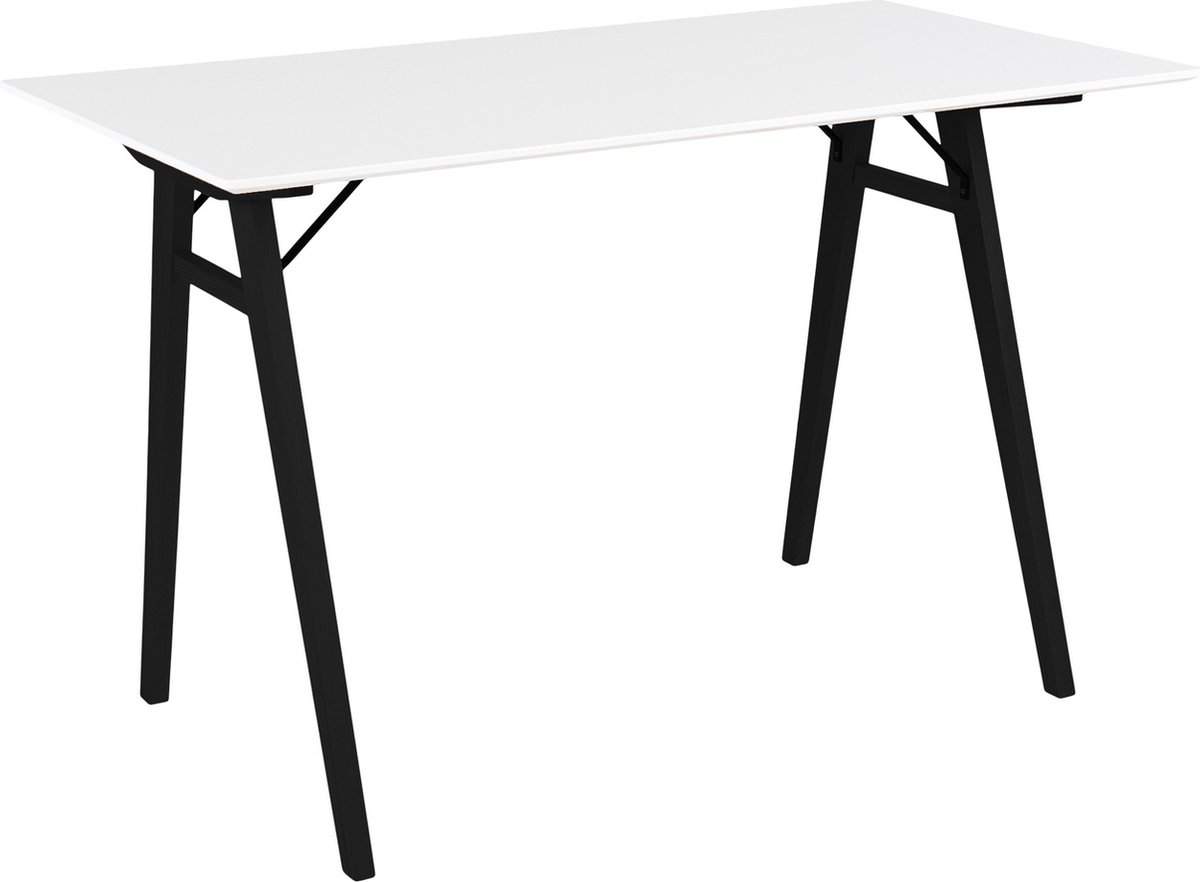 Vojens Desk - Desk in white and black