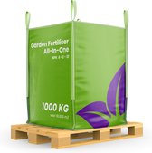 Tuinmest All-In-One (bigbag 1000 kg – voor 10.000m2) Voor alle planten en gewassen in Siertuin, Moestuin, Boomgaard -Organifer