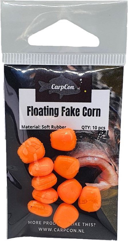 Floating Fake Corn - Soft - Oranje - 10 stuks - Zachte Pop Up Mais