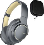 PowerLocus MoonFly Bluetooth Koptelefoon – Over-Ear Active Noise Cancelling Koptelefoon – 70 uur batterijduur – Microfoon – incl. Premium Case – Asphalt Grey