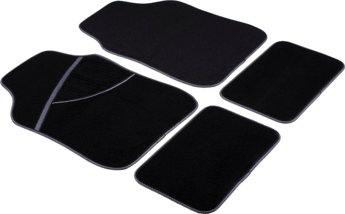 Tapis de voiture Universel All Ride - Set de 4 - 2x 66 x 44 cm et 2x 28 x  42 cm - Zwart