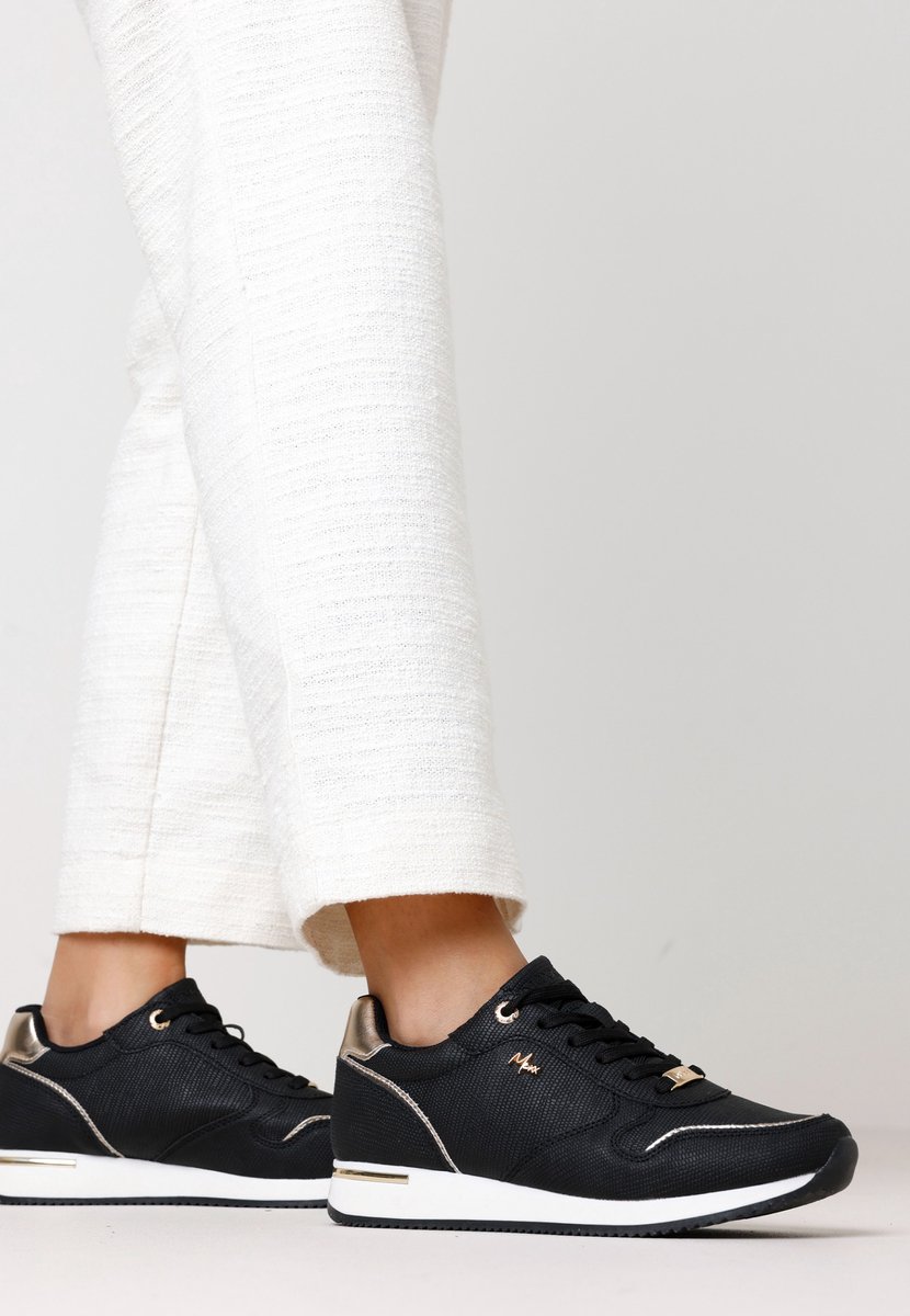 Mexx Sneaker Eke Zwart - Maat 36