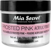 Mia Secret Acryl Poeder Frosted Pink - Transparant Roos 59ml