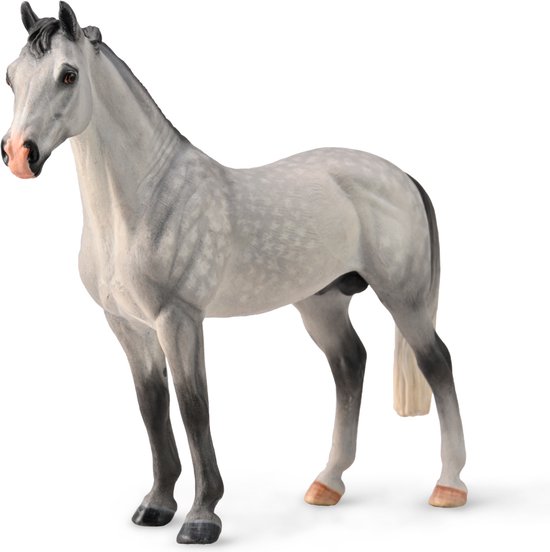 Collecta Paarden (1:20 XL) : HANNOVER STALLION POIS GRIS 14,5x12cm