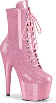 Pleaser - ADORE-1020GP Plateau Laarzen, Paaldans schoenen - US 10 - 40 Shoes - Roze