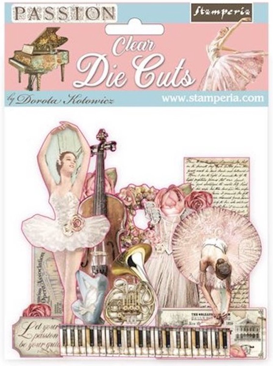 Stamperia - Passion Clear Die Cuts (DFLDCP04)