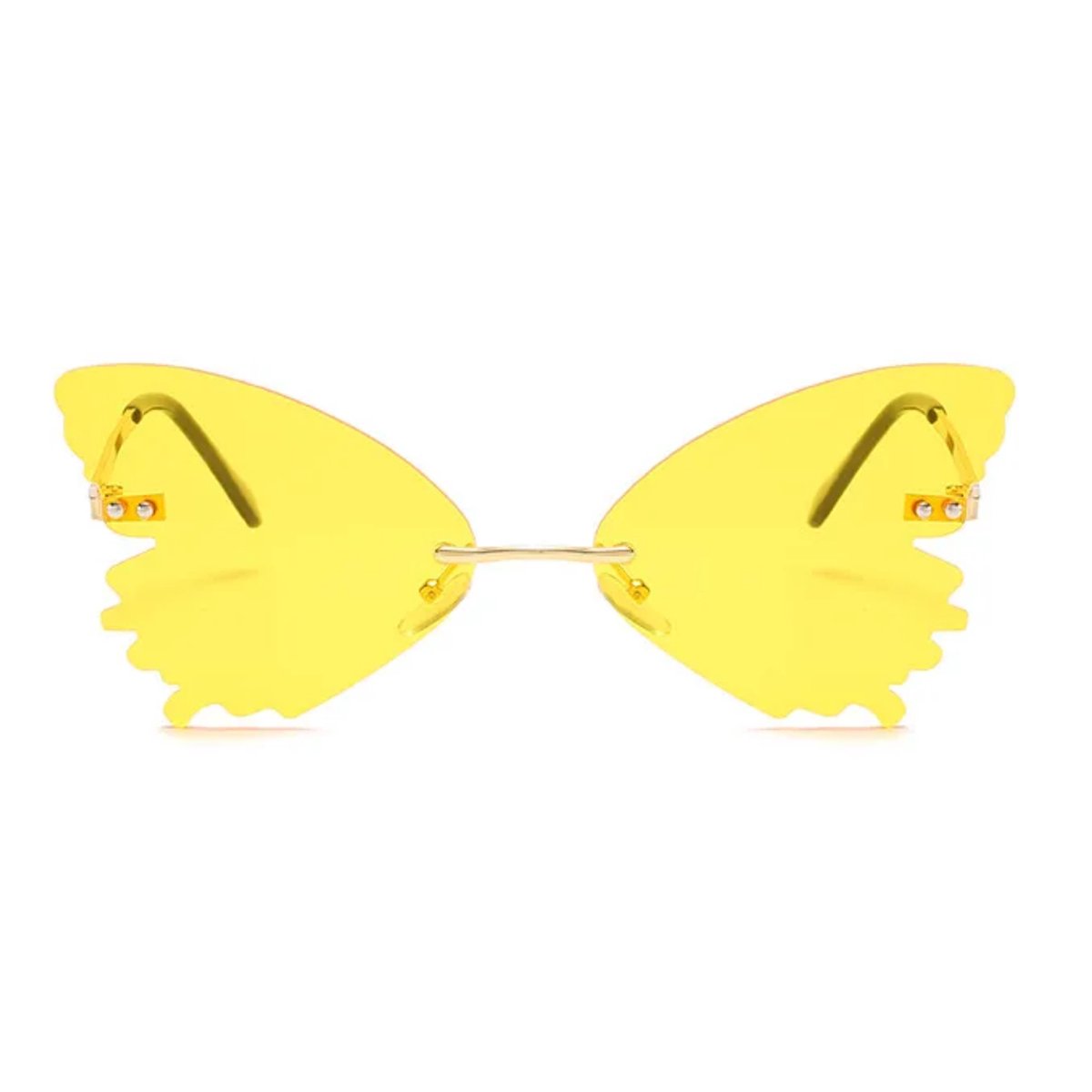 Vlinder zonnebril – 6 kleuren – Retro zonnebril / Festival bril / carnaval bril / accessoires / feest bril / gekke bril / verkleed bril