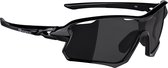 FORCE EDIE Matt Zwart Polarized Sportbril met UV400 Bescherming en Flexibel TR90 Frame - Unisex & Universeel - Sportbril - Zonnebril voor Heren en Dames - Fietsaccessoires