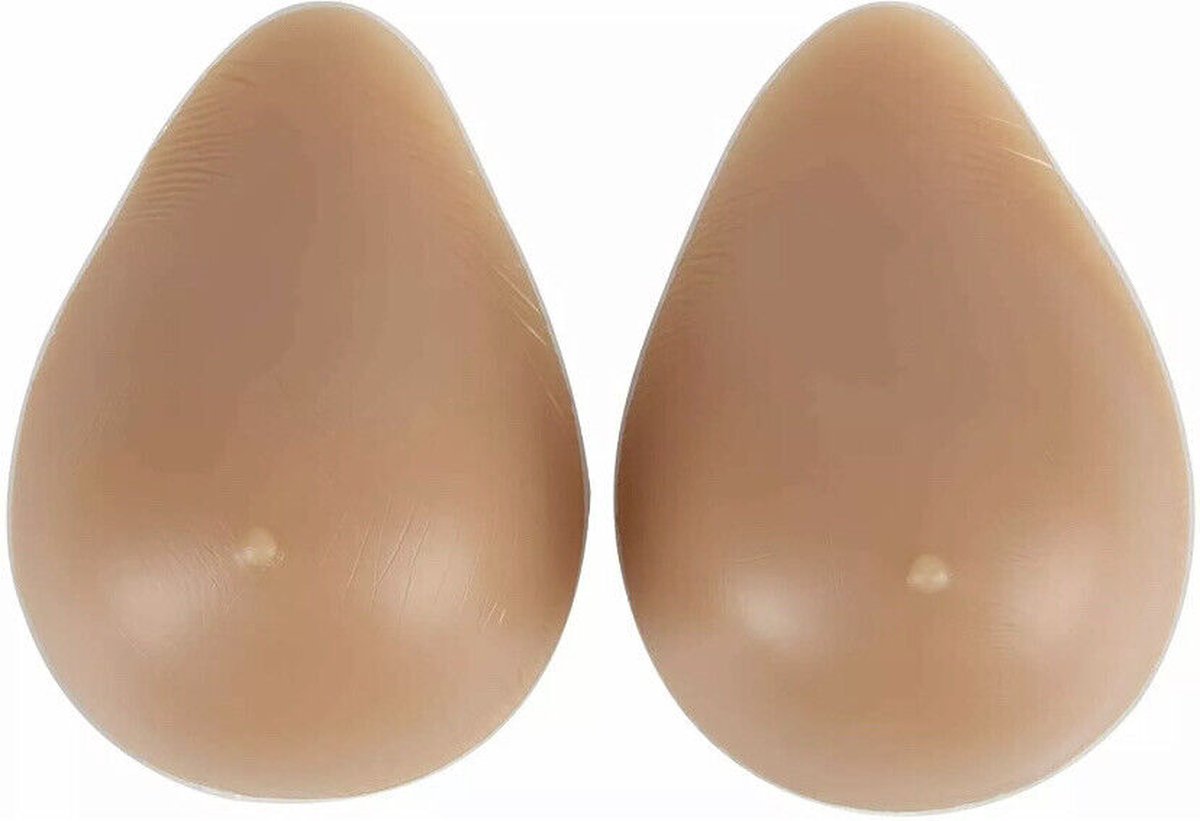 Diyima® Premium Siliconen Borsten – Kunstborsten - Borst Implantaten - Borstreconstructie – Transgender – Travestiet - Crossdresser - Lichtbruin