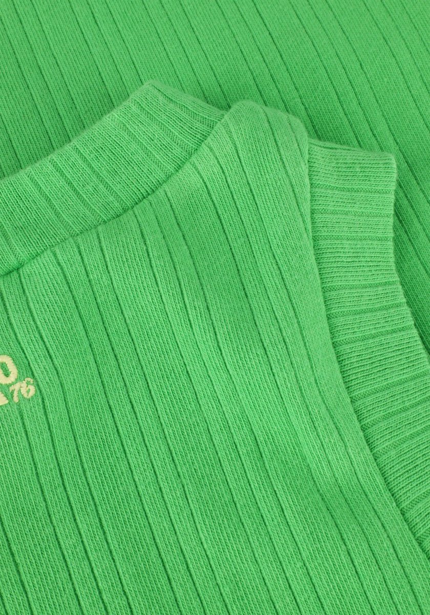 Ao76 Sansi Green Dress Jurken Meisjes - Kleedje - Rok - Jurk - Groen - Maat 128