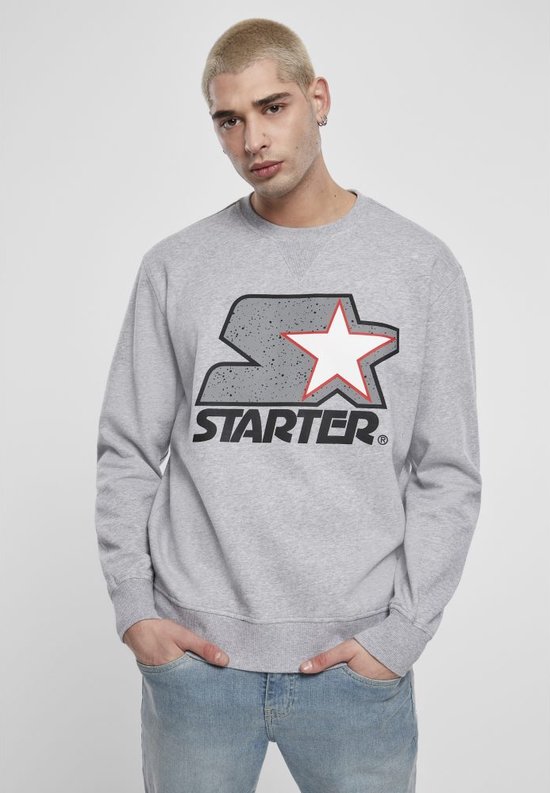 STARTER BLACK LABEL Herren T-Shirt – Mit Buntem Logo-Print, 100% Baumwolle, Regular Fit