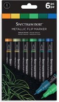 Spectrum Noir Metallic Flip Marker sets (6st)-Natural World