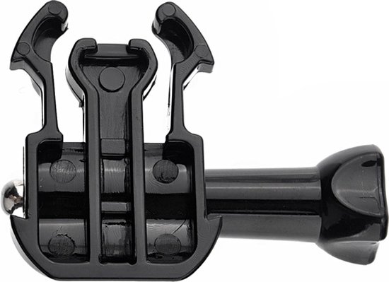 MOJOGEAR P06 GoPro quick release buckle mount + schroef - Mount voor helm/chest - Geschikt voor alle action cams - Zwart - MOJOGEAR