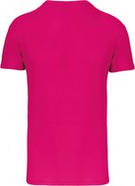 Fuchsia T-shirt met ronde hals merk Kariban maat 3XL