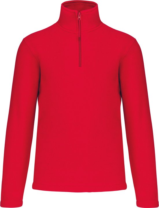 Gilet polaire 'Enzo' avec col zip marque Kariban taille L Rouge