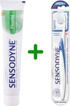 Sensodyne - Fluorure - Dentifrice - 75 ml plus brosse à dents GRATUITE
