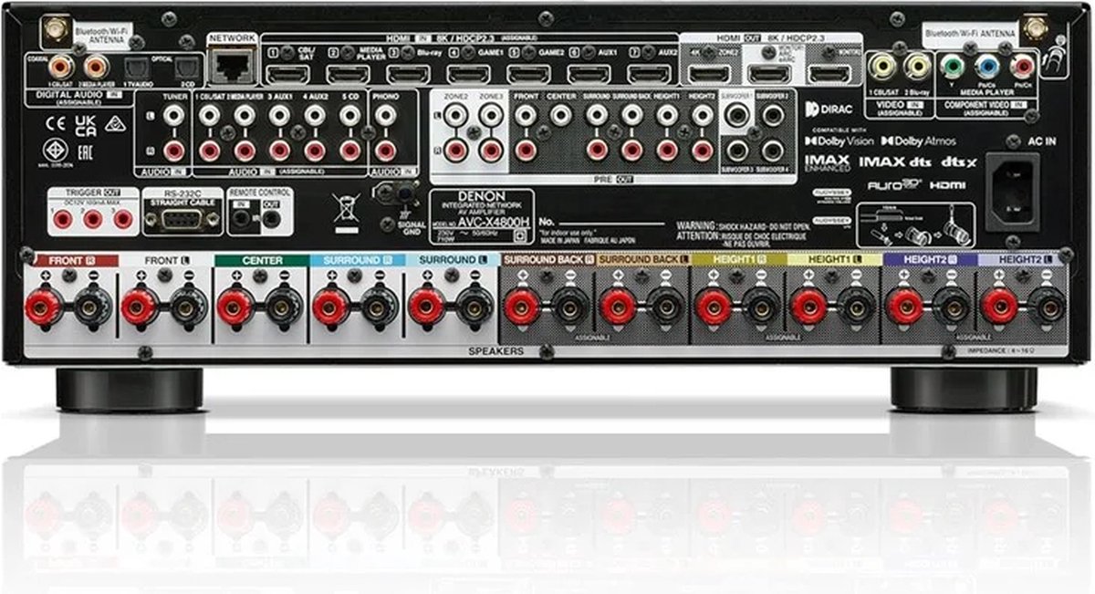 Denon AVC4800 HSPE2 SILVER Surround versterker