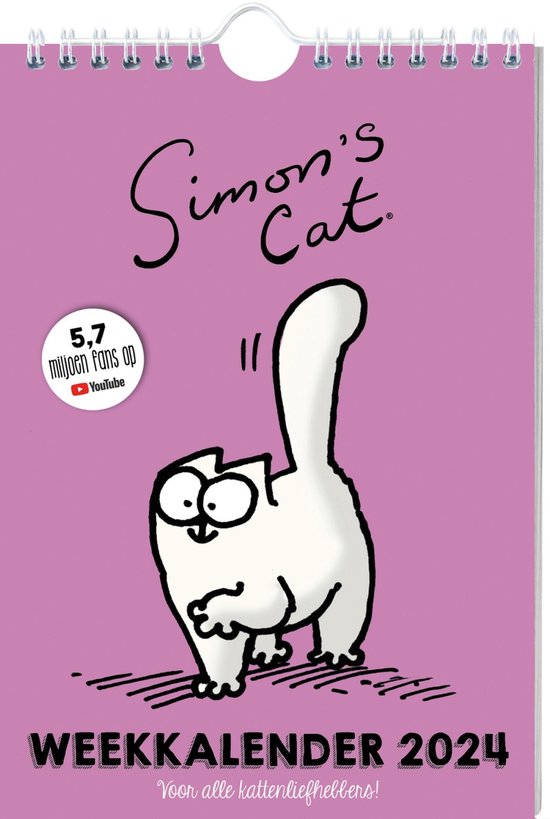 Simon's Cat weekkalender - 2024 | bol.com